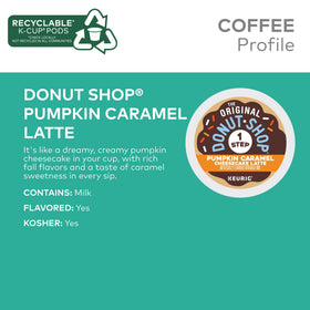 The Original Donut Shop K-Cup pod closeup shows rich grounds and inviting aroma for a quick treat.