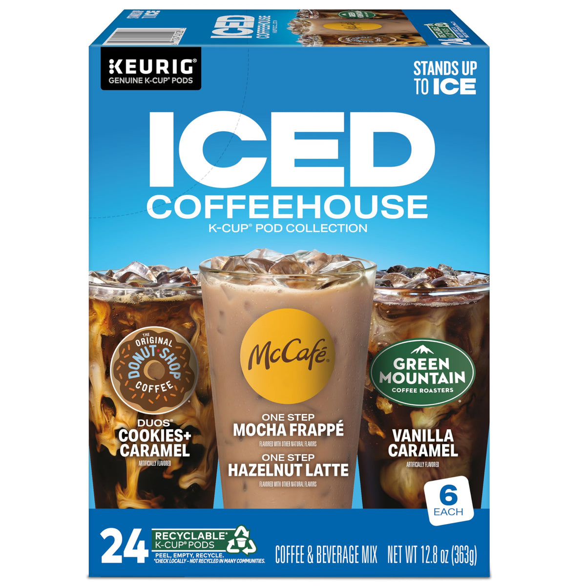 The Original Donut Shop Iced Duos Caramel coffee pod for a sweet iced treat