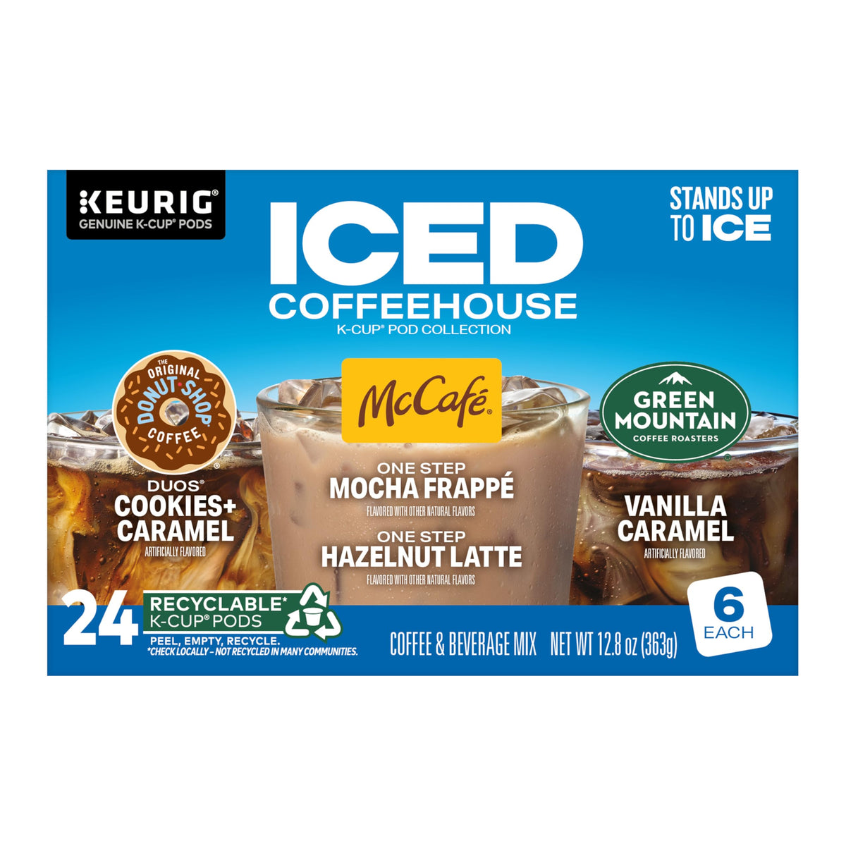 The Original Donut Shop Iced Duos morning routine with a Keurig brew