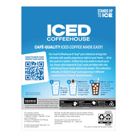 The Original Donut Shop Iced Duos pods beside a mug and ice