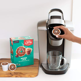 The Original Donut Shop mocha latte pods compatible with Keurig machines.