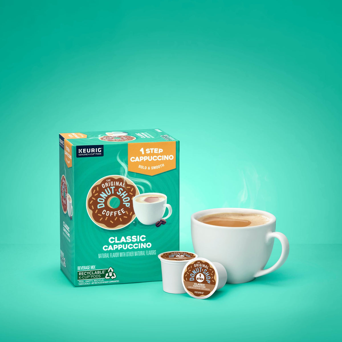 Original Donut Shop K-Cup pod ready for Keurig compatibility.