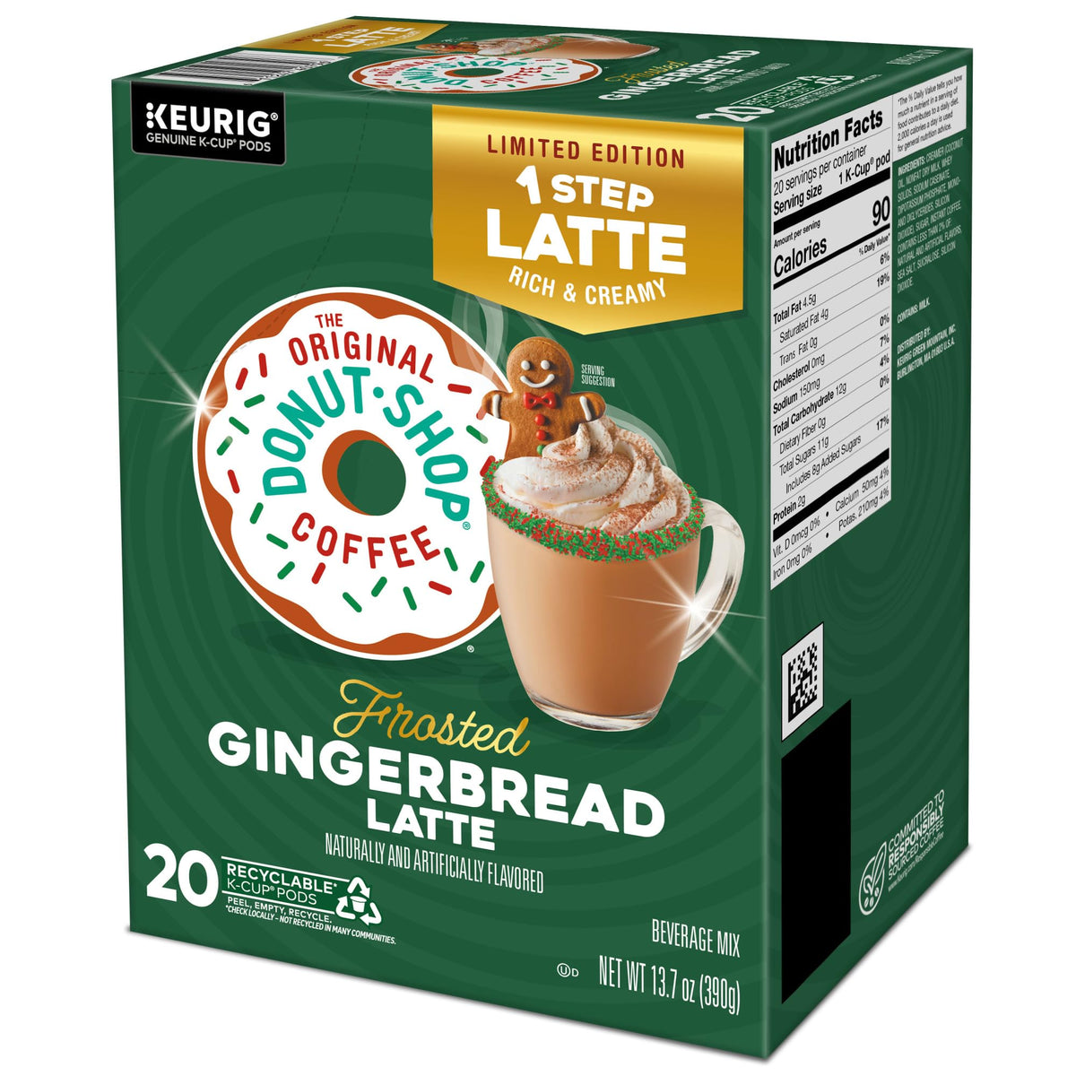The Original Donut Shop recyclable K-Cup pod for easy disposal