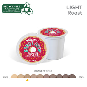 The Original Donut Shop recyclable K-Cup pod container supports quick, eco-friendly disposal