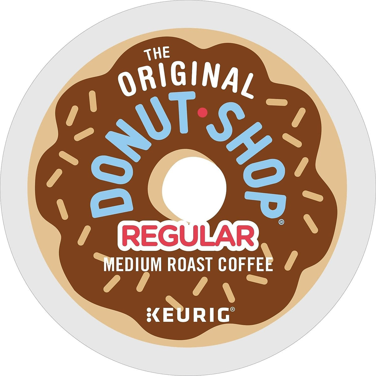 Brewing with a Keurig machine for a smooth medium roast cup.