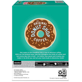 Recyclable K-Cup pods support convenient disposal and reuse.