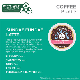 Keurig-compatible pod ready for quick, consistent latte moments