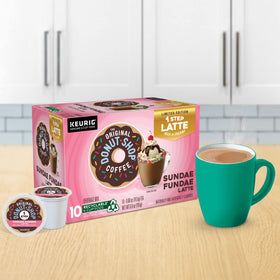 The Original Donut Shop Sundae Fundae Latte K-Cup pod is recyclable after use