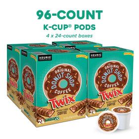 TWIX coffee pods close-up showing rich aroma and premium packaging.