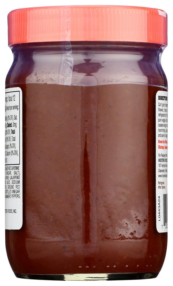 Hooters Wing Sauce 3 Mile Island pour shot ready for grilling