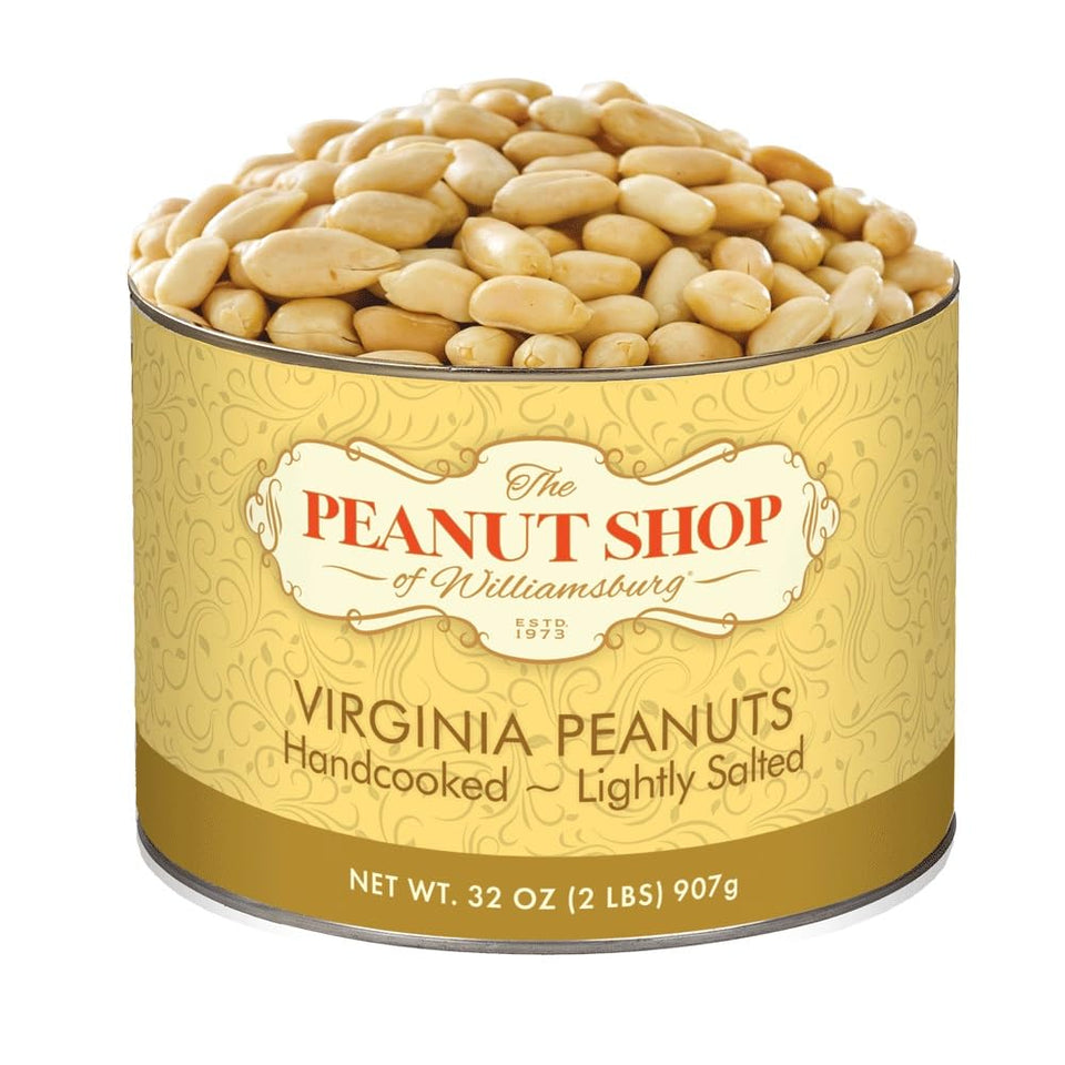 The Peanut Shop of Williamsburg extralarge handcooked Virginia peanuts in a tin, ideal for gifting or sharing