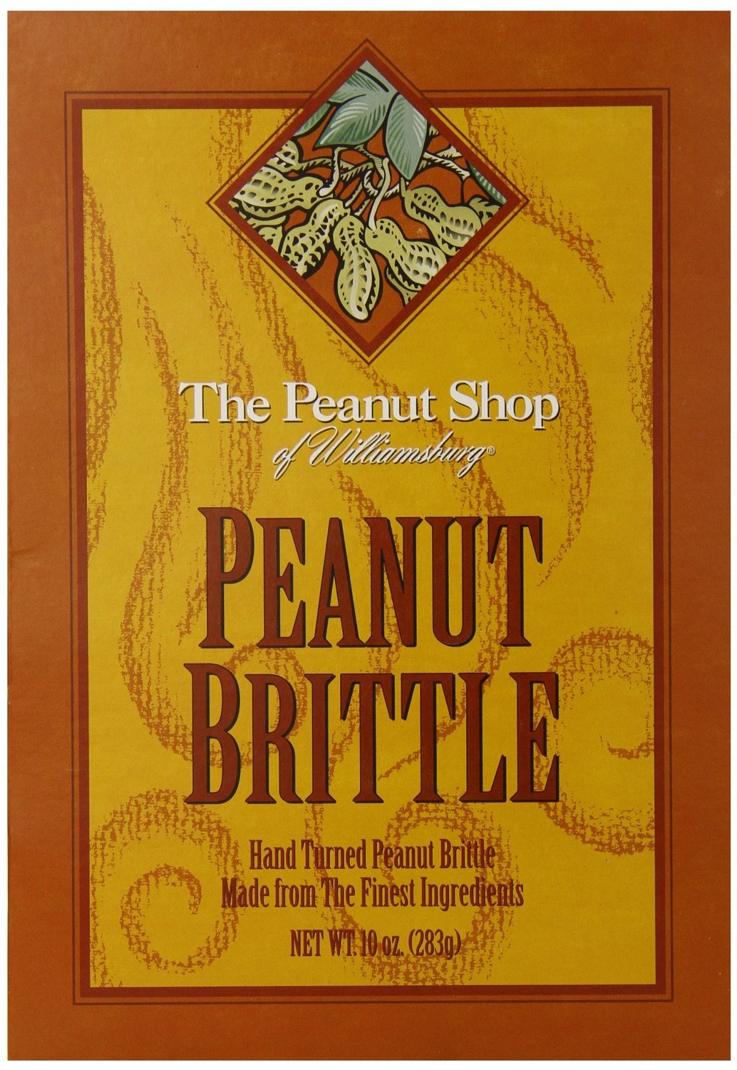 Gift-ready 10 oz brittle box from The Peanut Shop