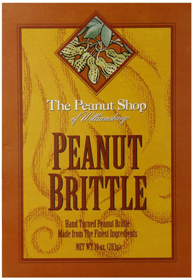 Gift-ready 10 oz brittle box from The Peanut Shop