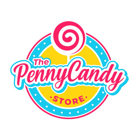 The Penny Candy Store BUBS banana caramel foam oval open bag ready for sharing.