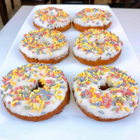 The People's Keto Company dye-free sprinkles pack; vibrant color without artificial coloring.