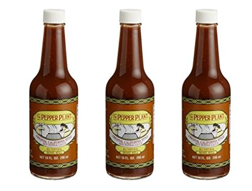 The Pepper Plant Original Hot Pepper Sauce bottle adds bold heat to meals.