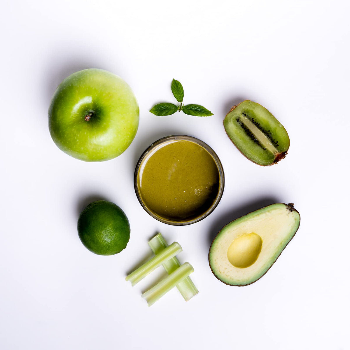 The Pistachio Factory jar in a bright kitchen ready for snacking.