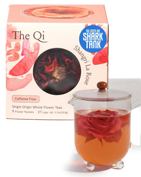 Close-up of The-Qi Shangri-La rose blossoms highlights natural color and aroma potential.