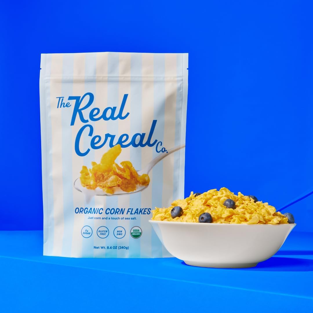 The Real Cereal Company made in USA label, supporting local production