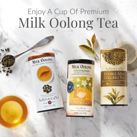 Brewing Milk Oolong in a glass cup reveals pale orchid notes
