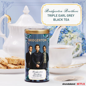 The Republic of Tea Bridgerton Brothers cup steaming with citrus aroma for a refreshing break.