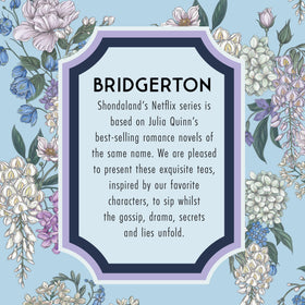 The Republic of Tea Bridgerton Sophie Rose Geranium tea closeup emphasizes petals.