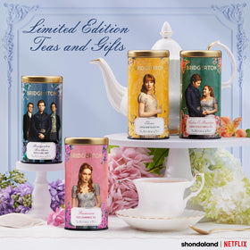 The Republic of Tea Bridgerton steeped tea in cup showcasing bold flavor.