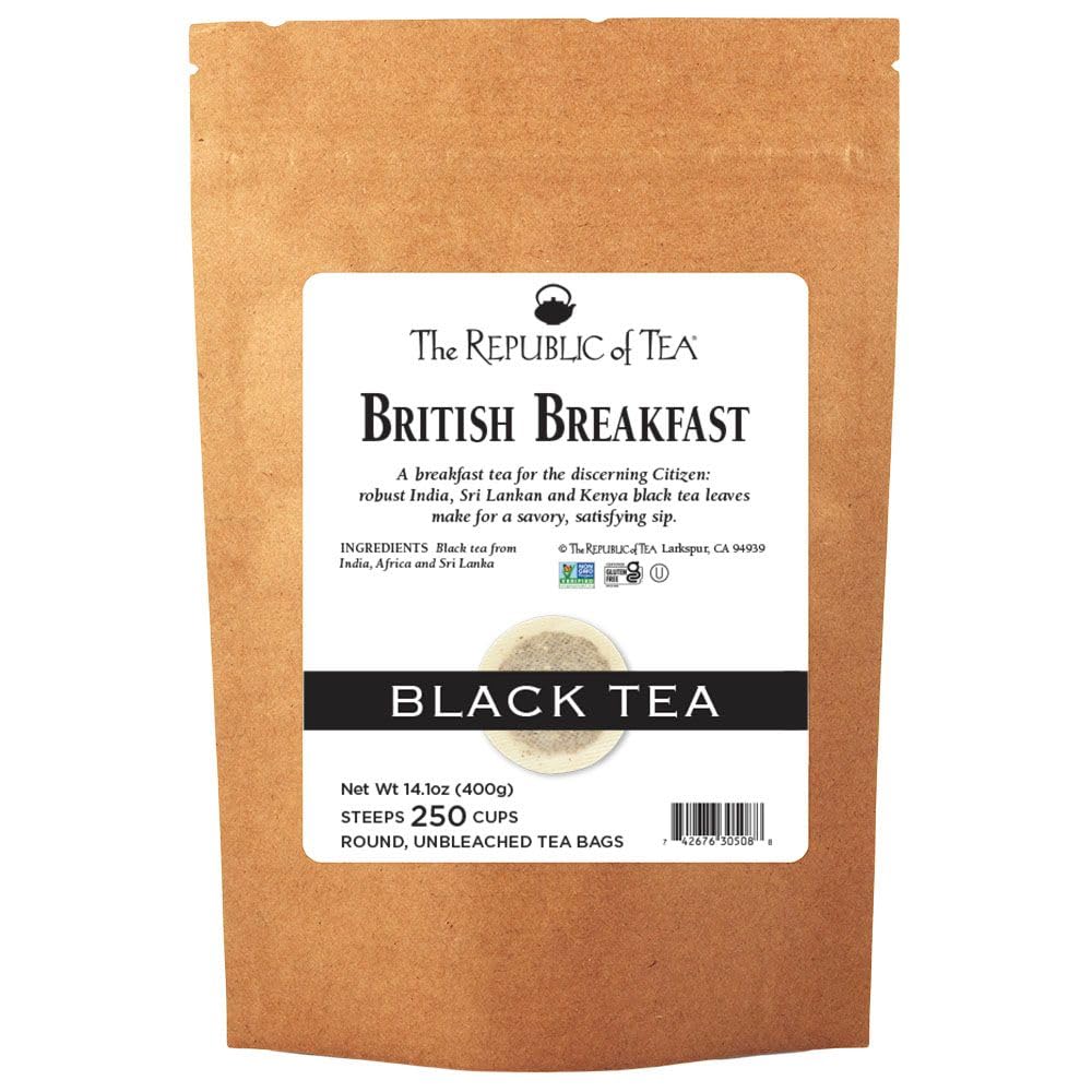 The Republic of Tea British Breakfast refill box for convenient daily use