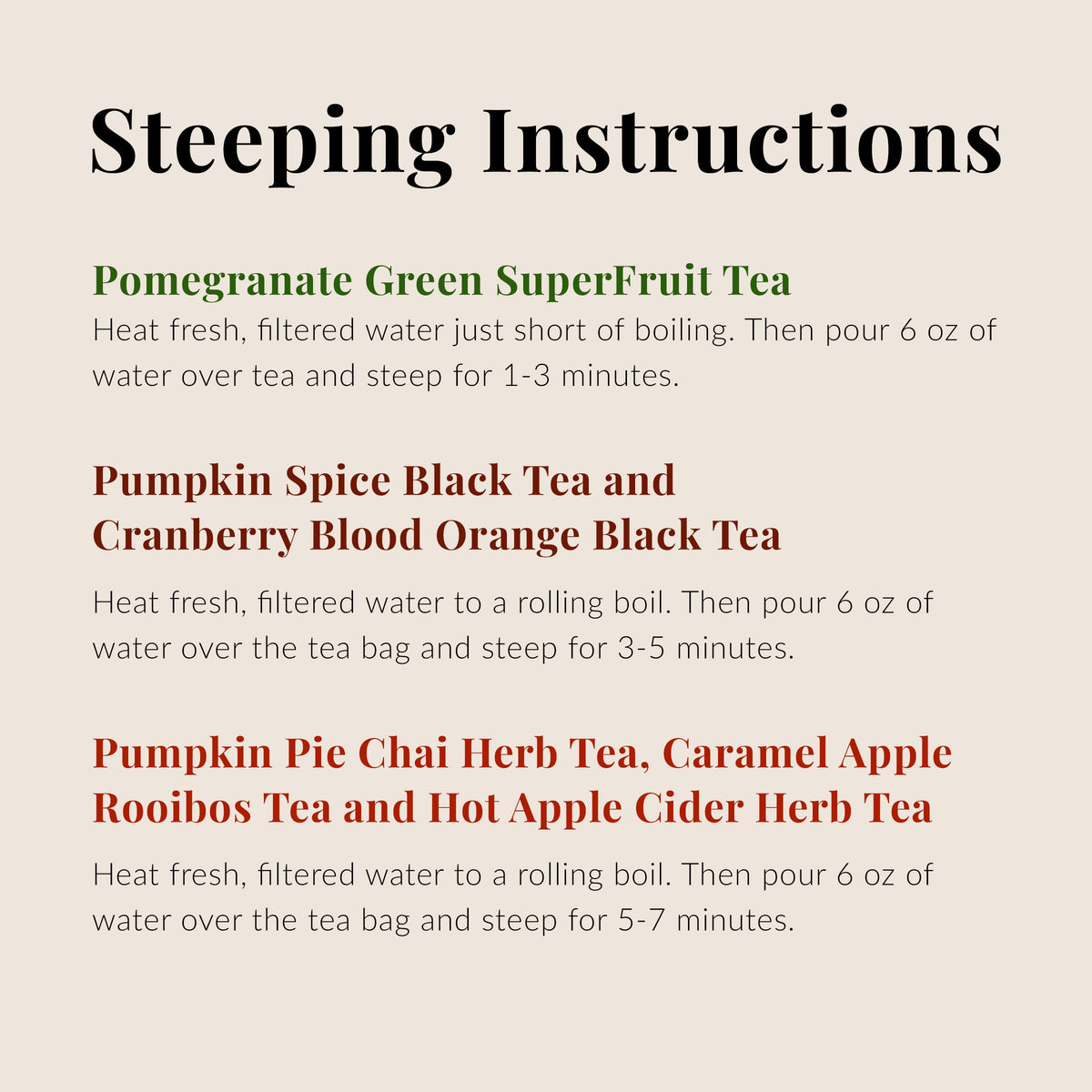 The Republic of Tea Caramel Apple Rooibos tea bag, smooth dessert-like comfort.