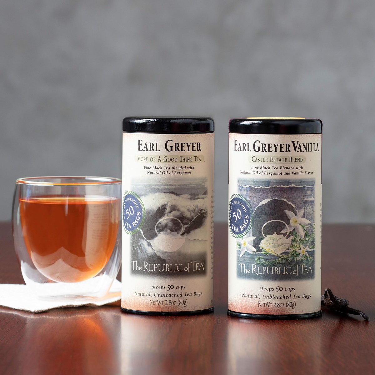 Close-up of Earl Greyer Vanilla blend highlighting bergamot aroma for a relaxing break