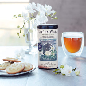 Brewing cup of Earl Greyer Vanilla for a comforting caffeinated pick-me-up