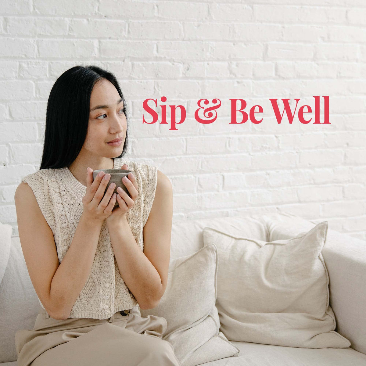 Get Burning steeping action suggests a bright, caffeine-free morning ritual.