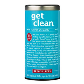 The Republic of Tea Get Clean No. 7 steeping cup encourages a calm, balanced moment.