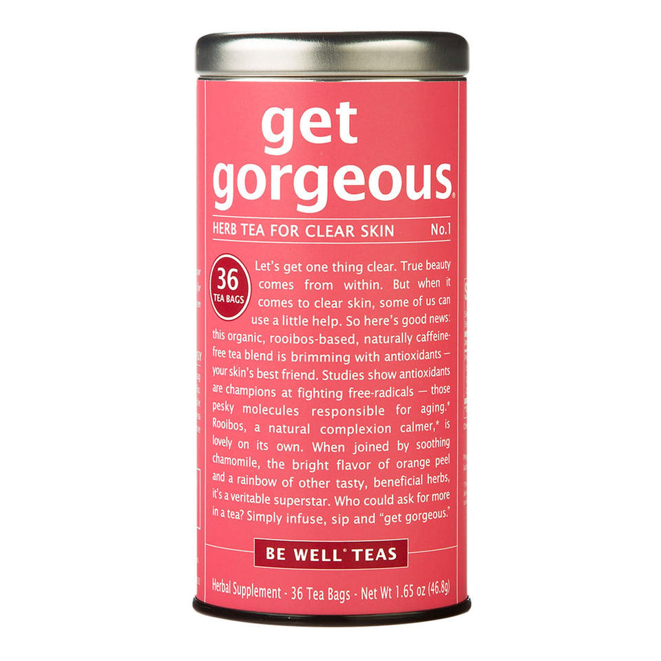 The Republic of Tea Get Gorgeous Tea 36-count pack for daily rejuvenation.