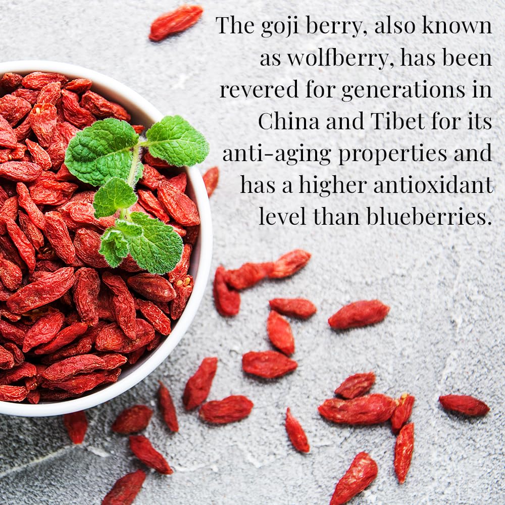The Republic of Tea goji berry green superfruit tea cup with steam daytime freshness