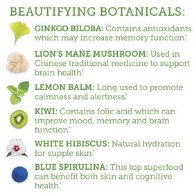 The Republic of Tea kiwi fruit close-up emphasizes vitamin-rich flavor notes.
