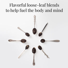 The Republic of Tea label shows gluten-free and kosher certification.
