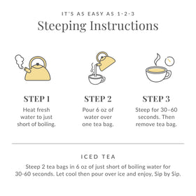 The Republic of Tea offers a low caffeine cup with a gentle lift in the afternoon.
