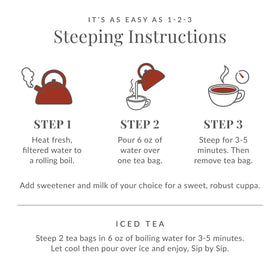 Hot or iced, Lucky Irish Breakfast tea suits busy days and casual moments