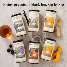 The Republic of Tea iced mango brew uses extra bags for refreshing cold tea.