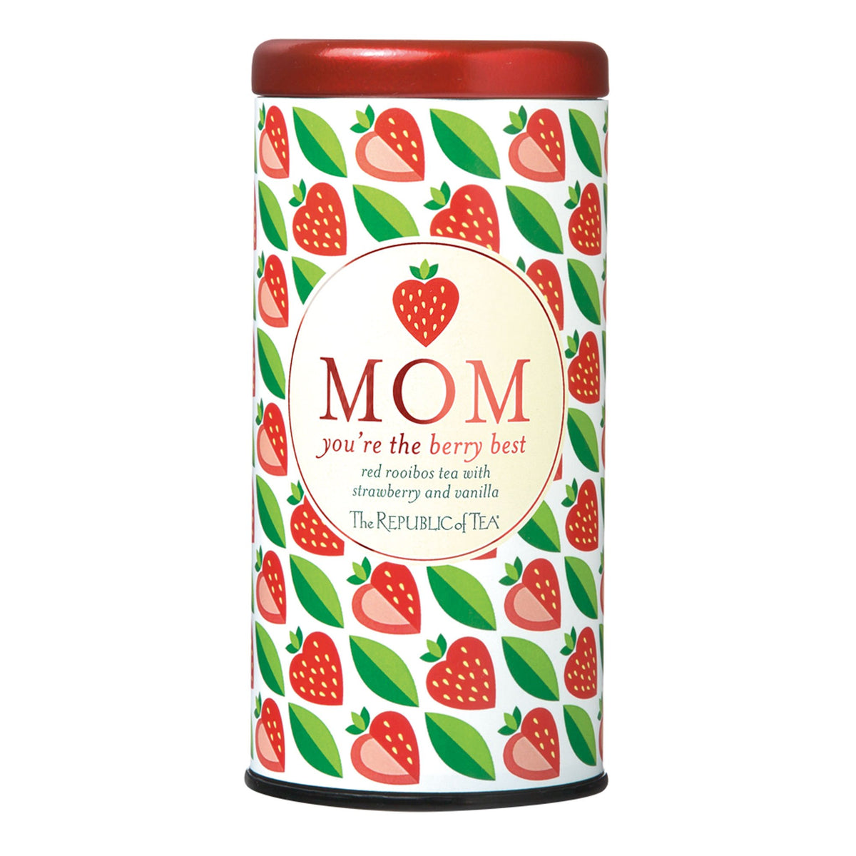 The Republic of Tea Mom You're The Berry Best Tea packaging showcases gift-worthy presentation.