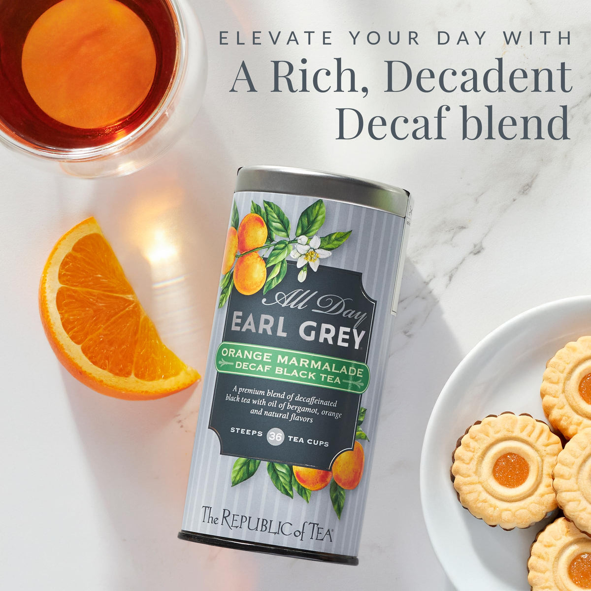 Orange zest and bergamot aroma lift this cup with citrus brightness