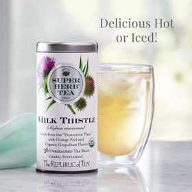 Organic milk thistle seeds close-up for natural caffeine-free flavor