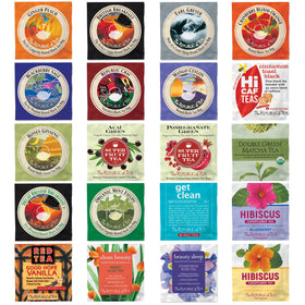 The Republic of Tea premium assortment tea bags arranged in a box, ideal for discovering a variety of flavors