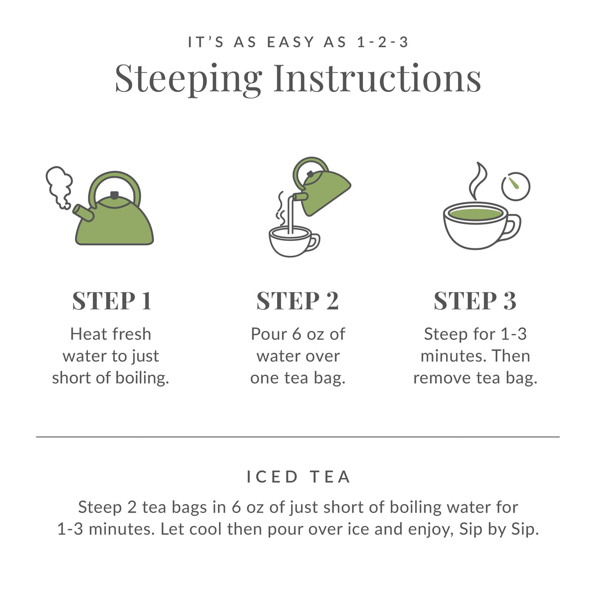 The Republic of Tea reusable round teabags packaging, emphasizing clean brewing.