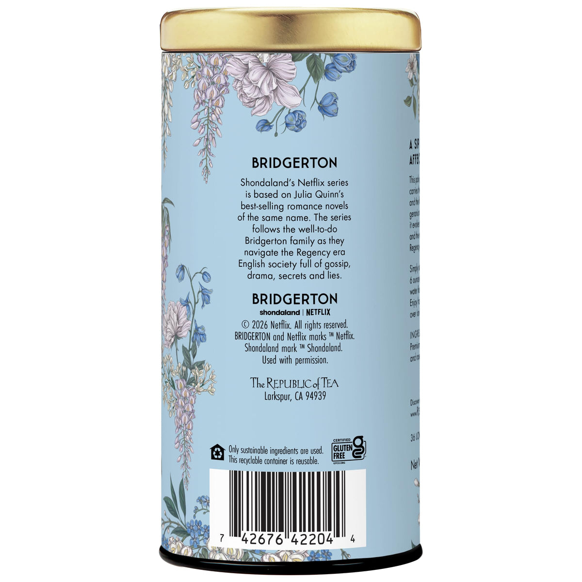 The Republic of Tea Rose Geranium White Tea steeping captures first fragrance during infusion.