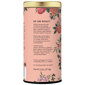 The Republic of Tea rose petals and apple bits create fragrant steeping moments