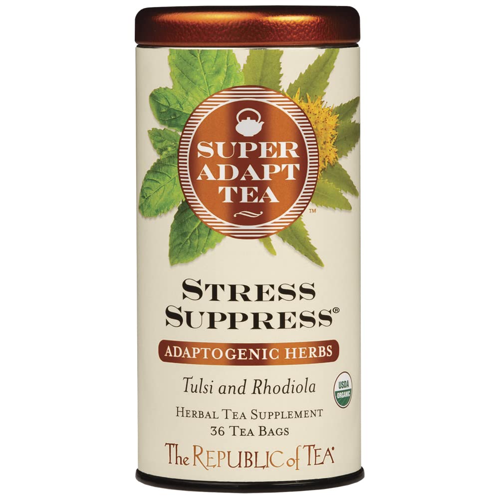 The Republic of Tea SuperAdapt tea bags in a convenient pack for daily use.