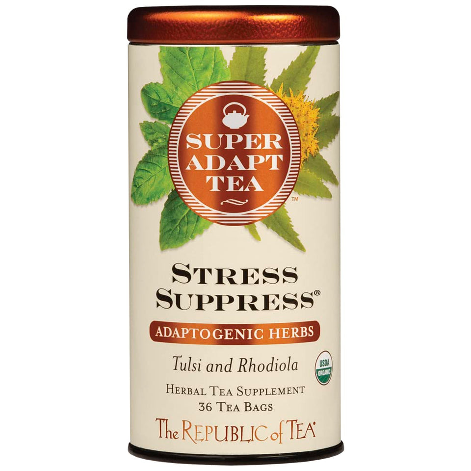 The Republic of Tea SuperAdapt tea bags in a convenient pack for daily use.