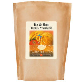 The Republic of Tea tea bags in hand, perfect for a quick, flavorful break
